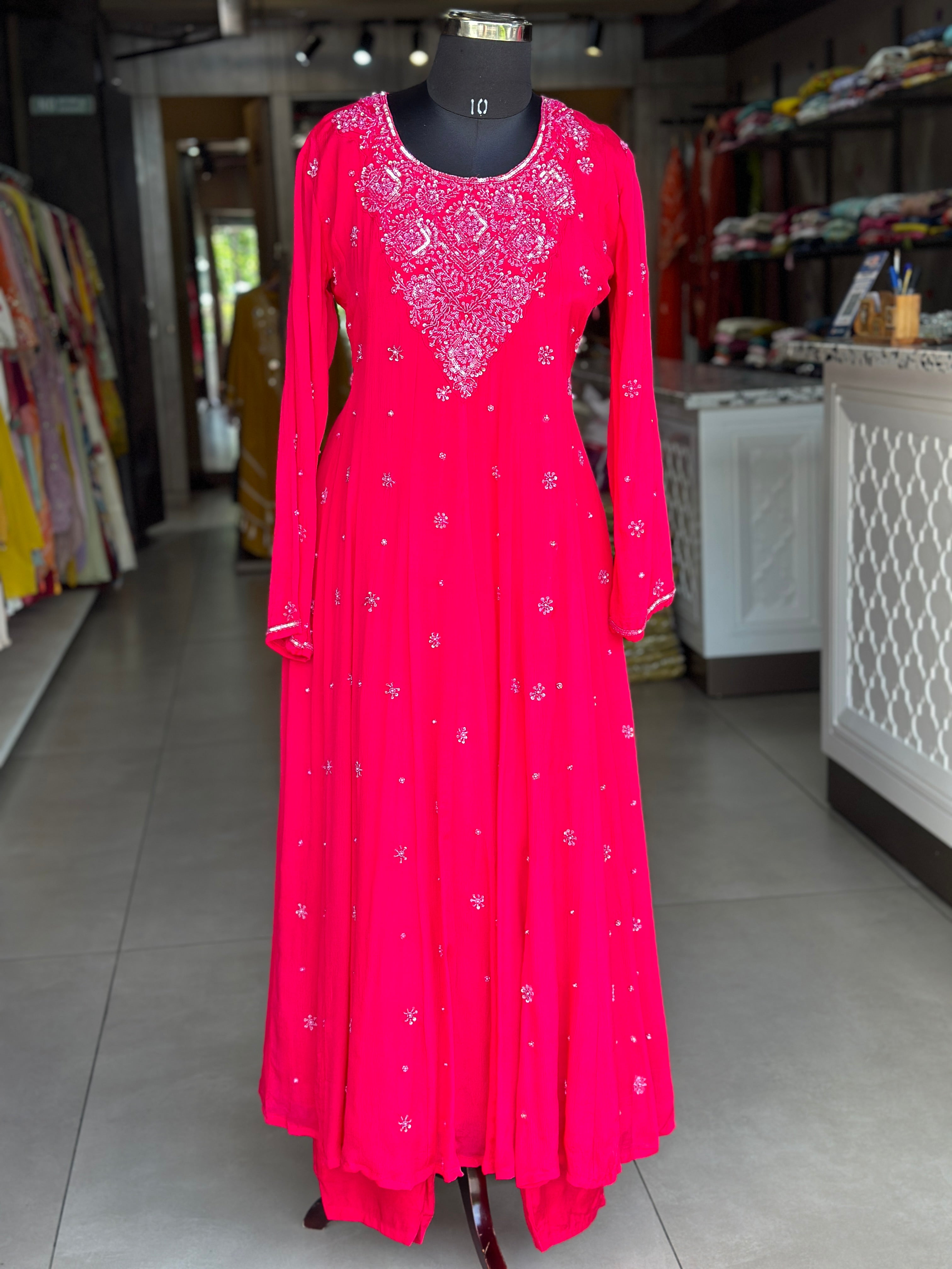 BEAUTIFUL PREMIUM HANDWORK ANARKALI SET
