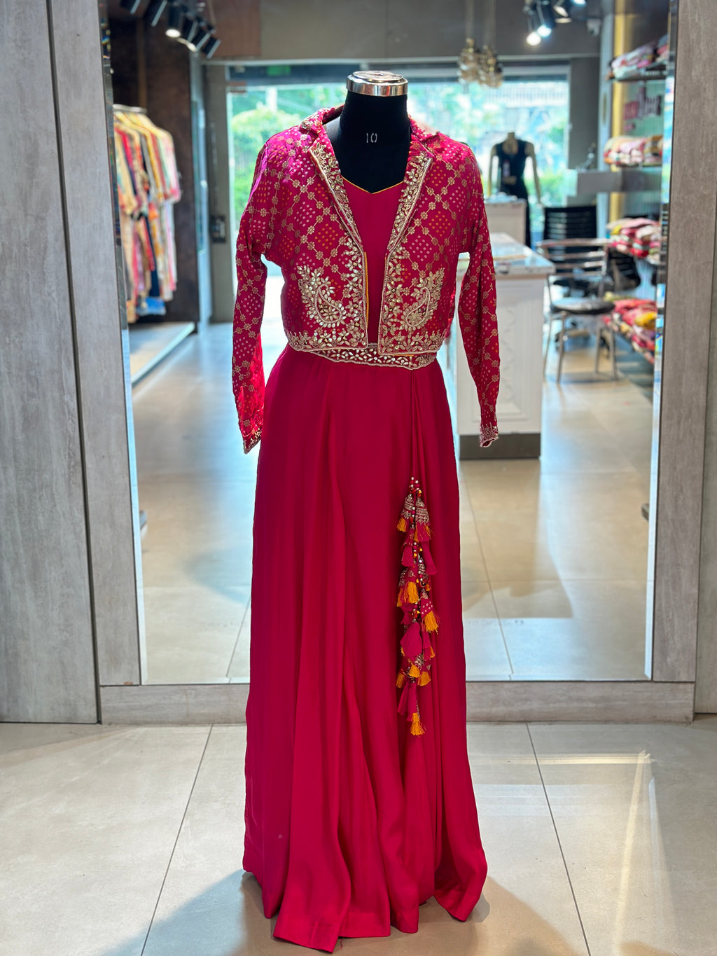 BHANDEJ INDO FUSION GOWN SET