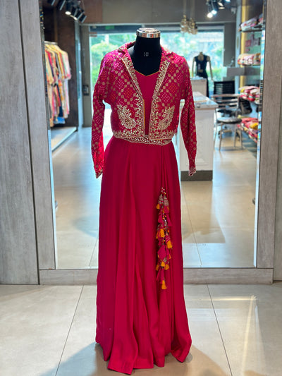BHANDEJ INDO FUSION GOWN SET