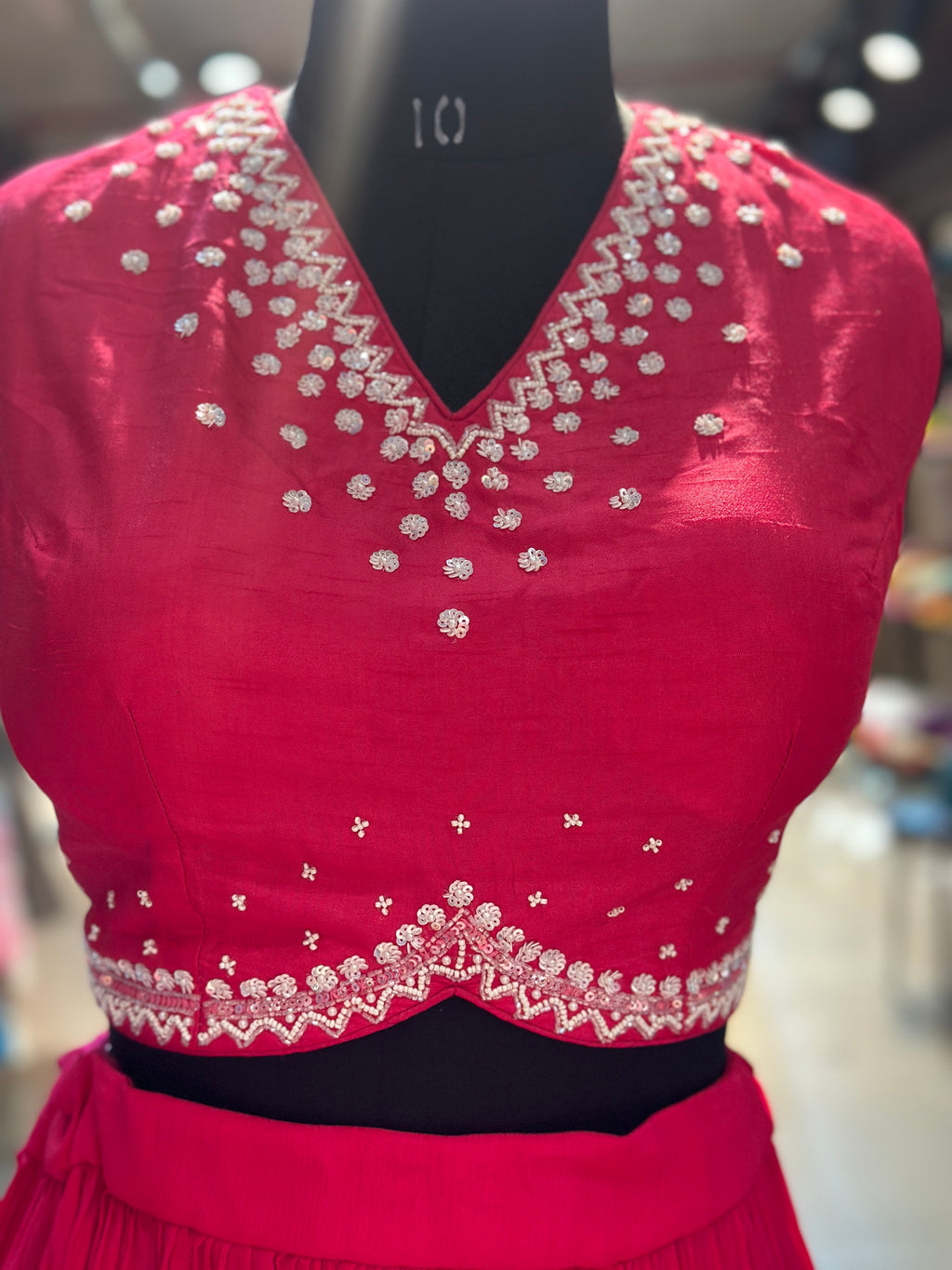 BHANDEJ LEHNGA CAP TOP SET