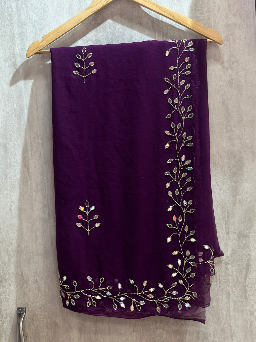 GEORGETTE HANDWORK SAREE