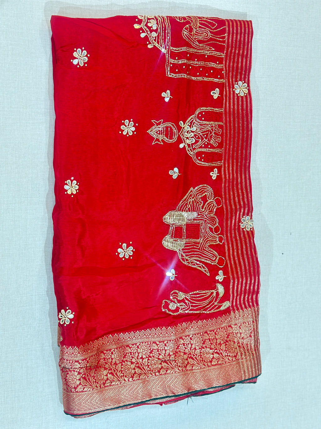 WEDDING  SPECIAL HANDWORK SAREE