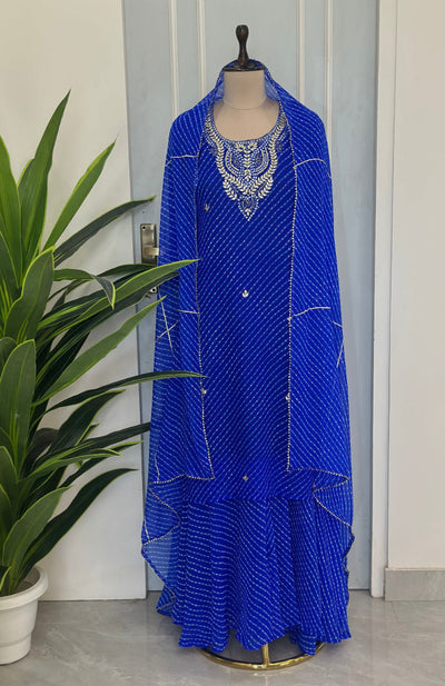 Premium Leheriya Inspired Suit Set