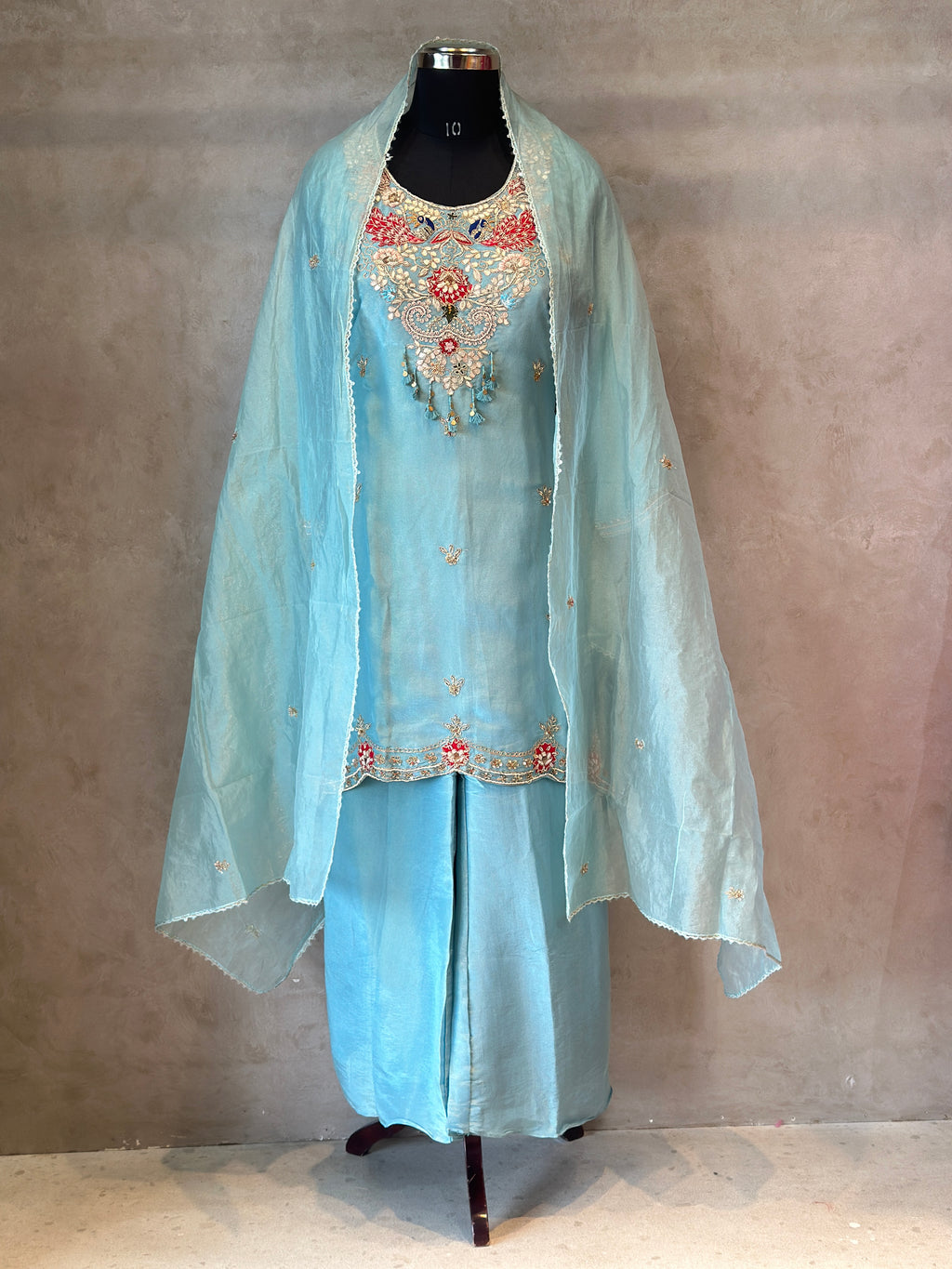 PREMIUM ZARDOSI HANDWORK SHORT ANARKALI