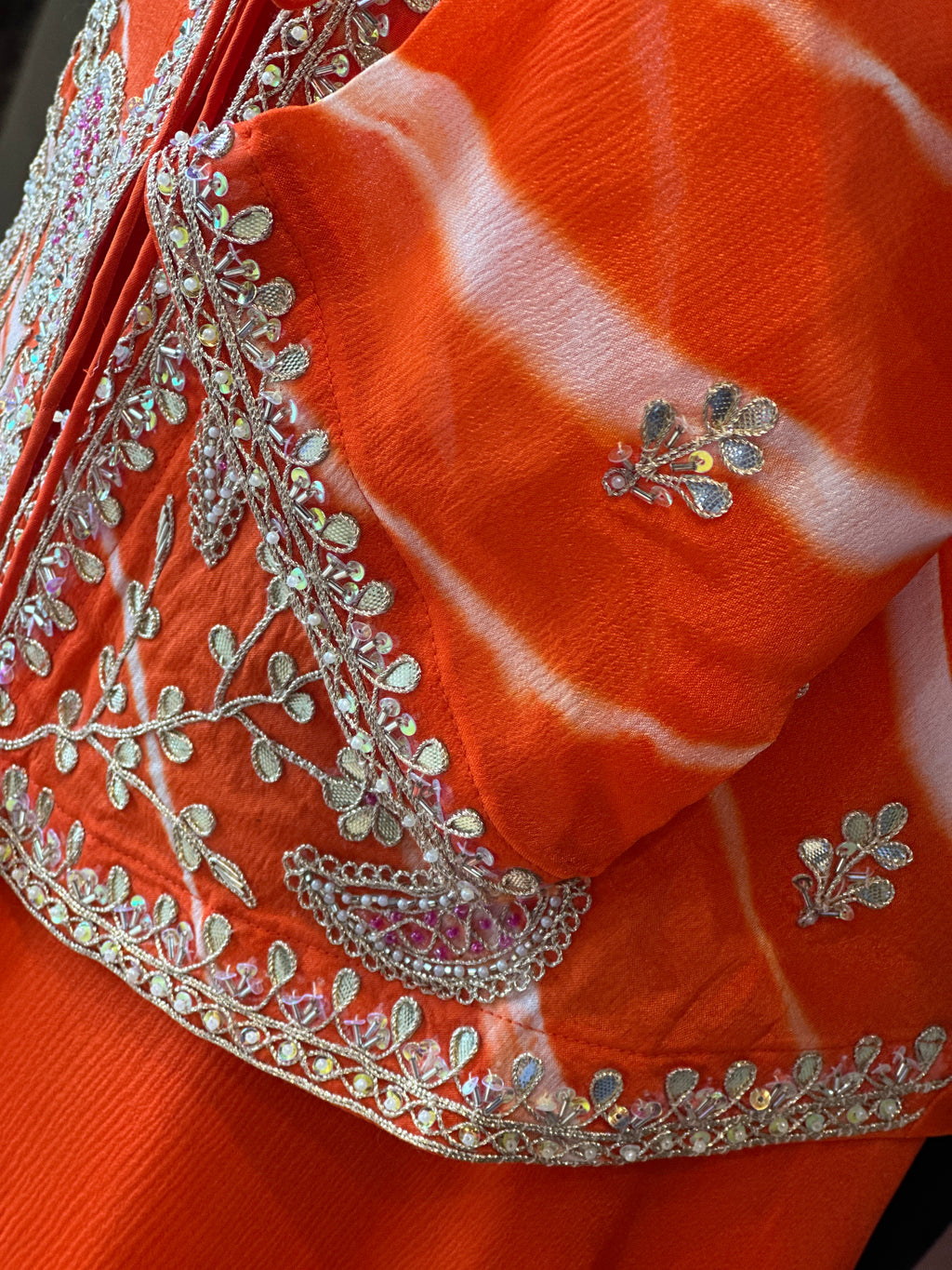 INDO FUSION HANDWORK PLAZO SET