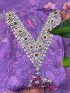 Floral Grace Unstitched Suit Set