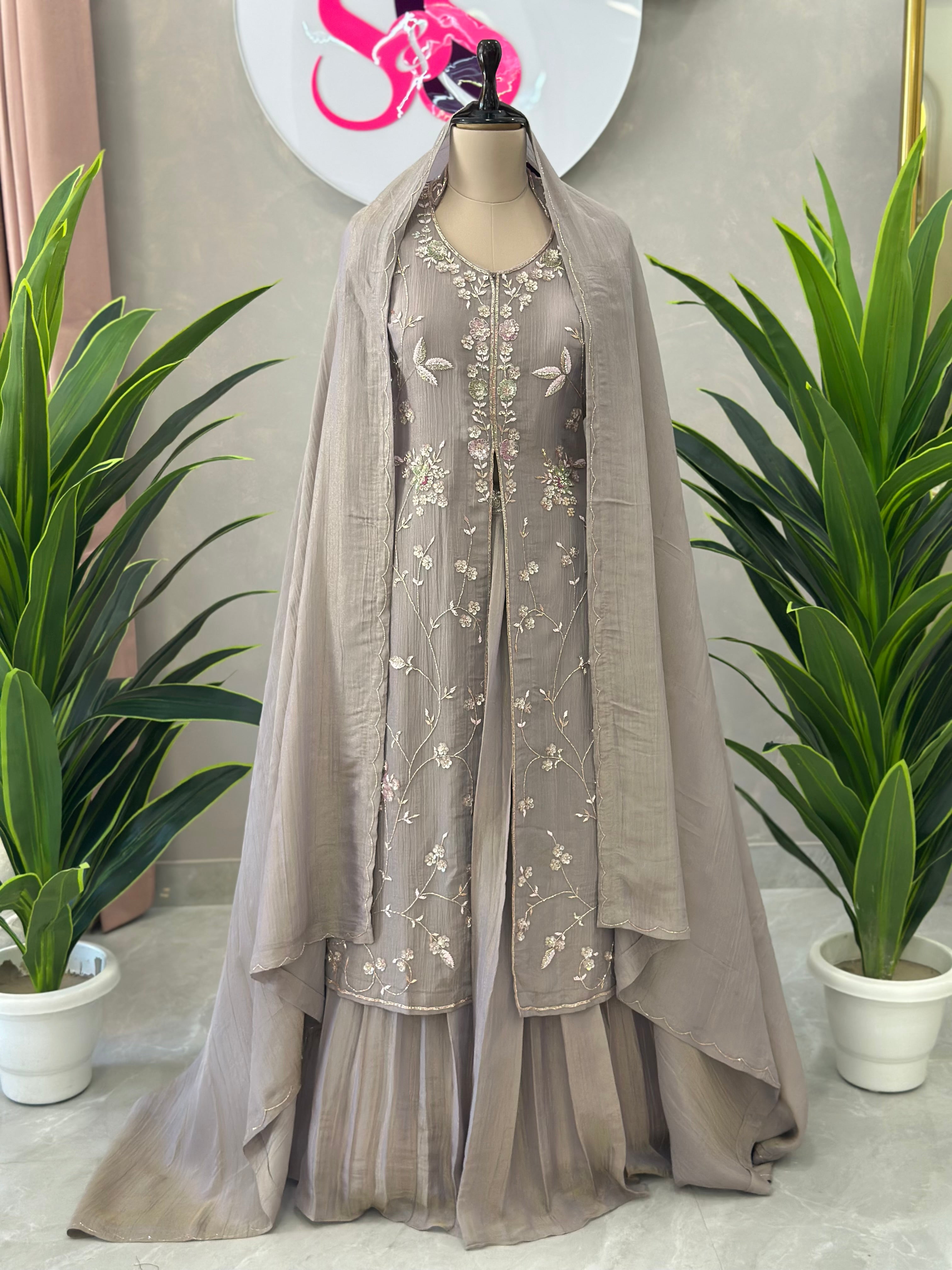 Premium Design Handwork Skirt Set