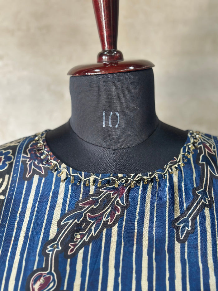 Pure Crepe Kurta Set With Dupatta