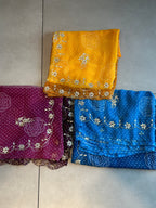 OMBRÉ BHANDEJ HANDWORK SAREE