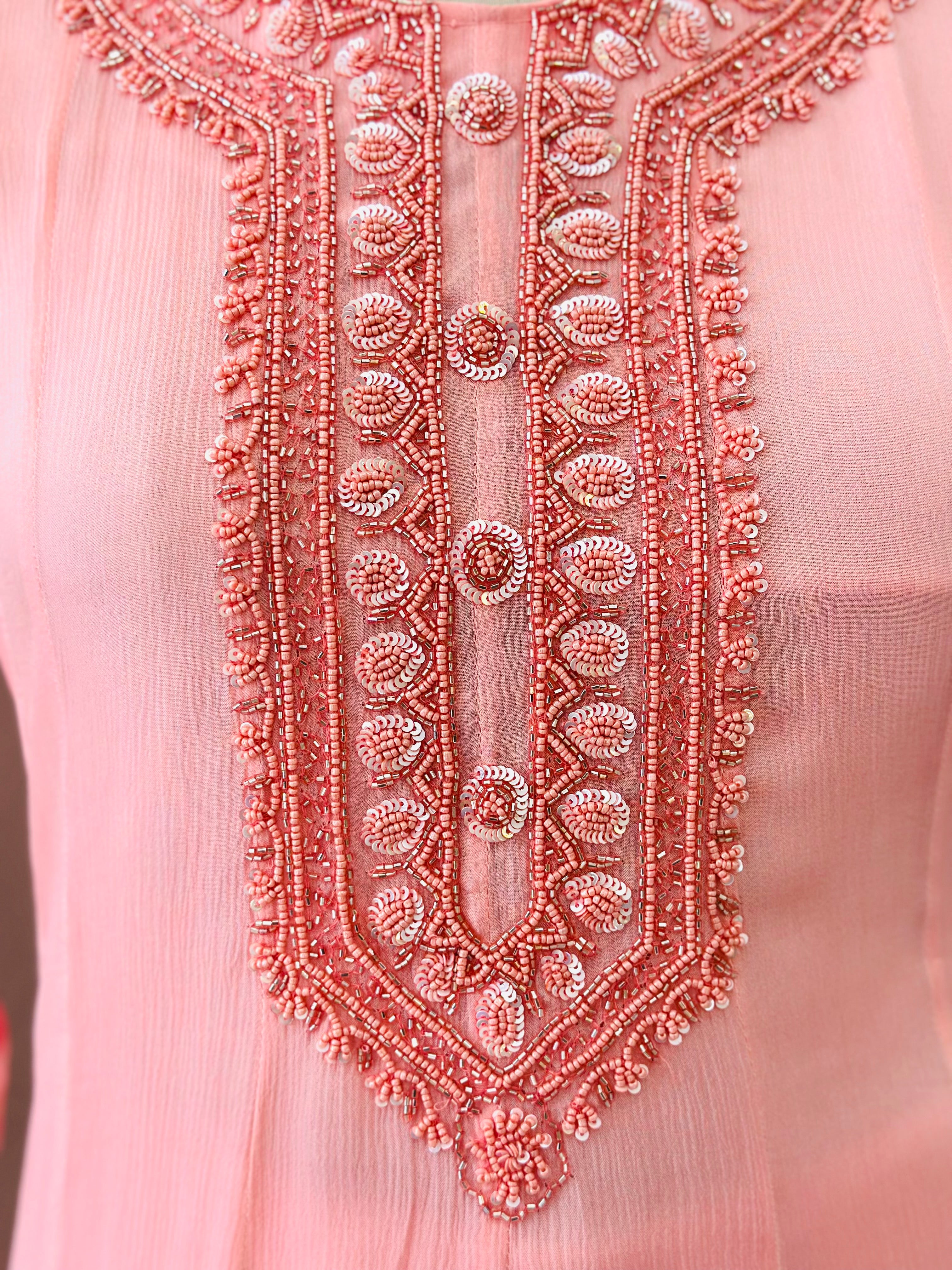 Ombre shaded Anarkali Suit Set