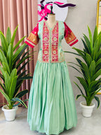 INDO-FUSION GHARCHOLA SKIRT SET