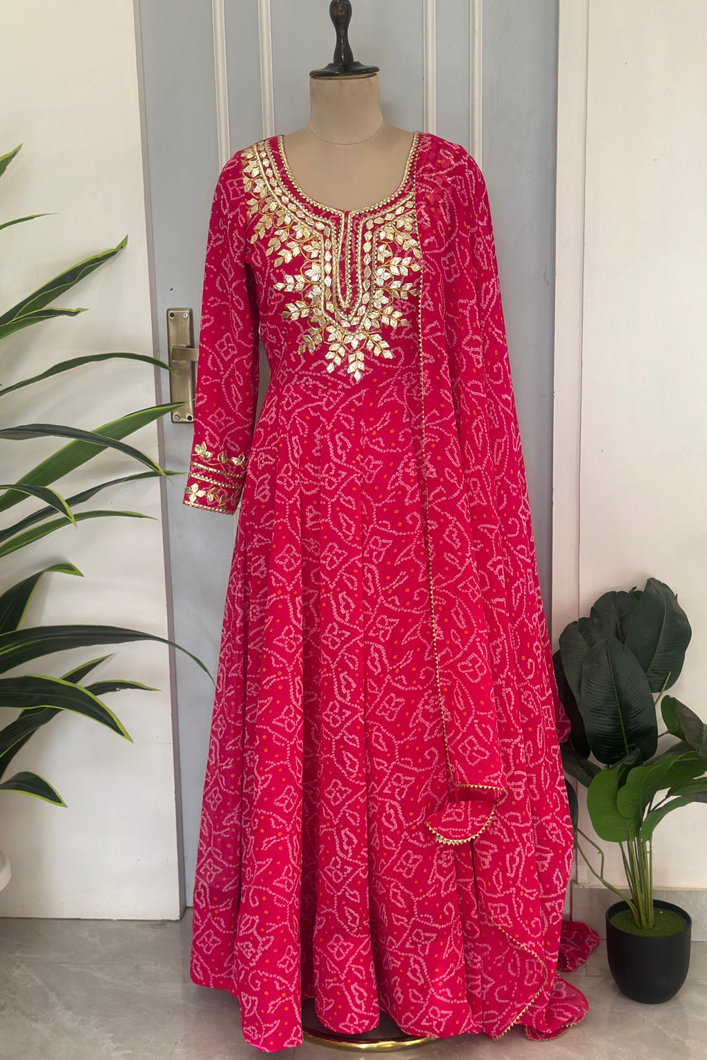 ✨Royal Flare Bandhani Anarkali Set ✨