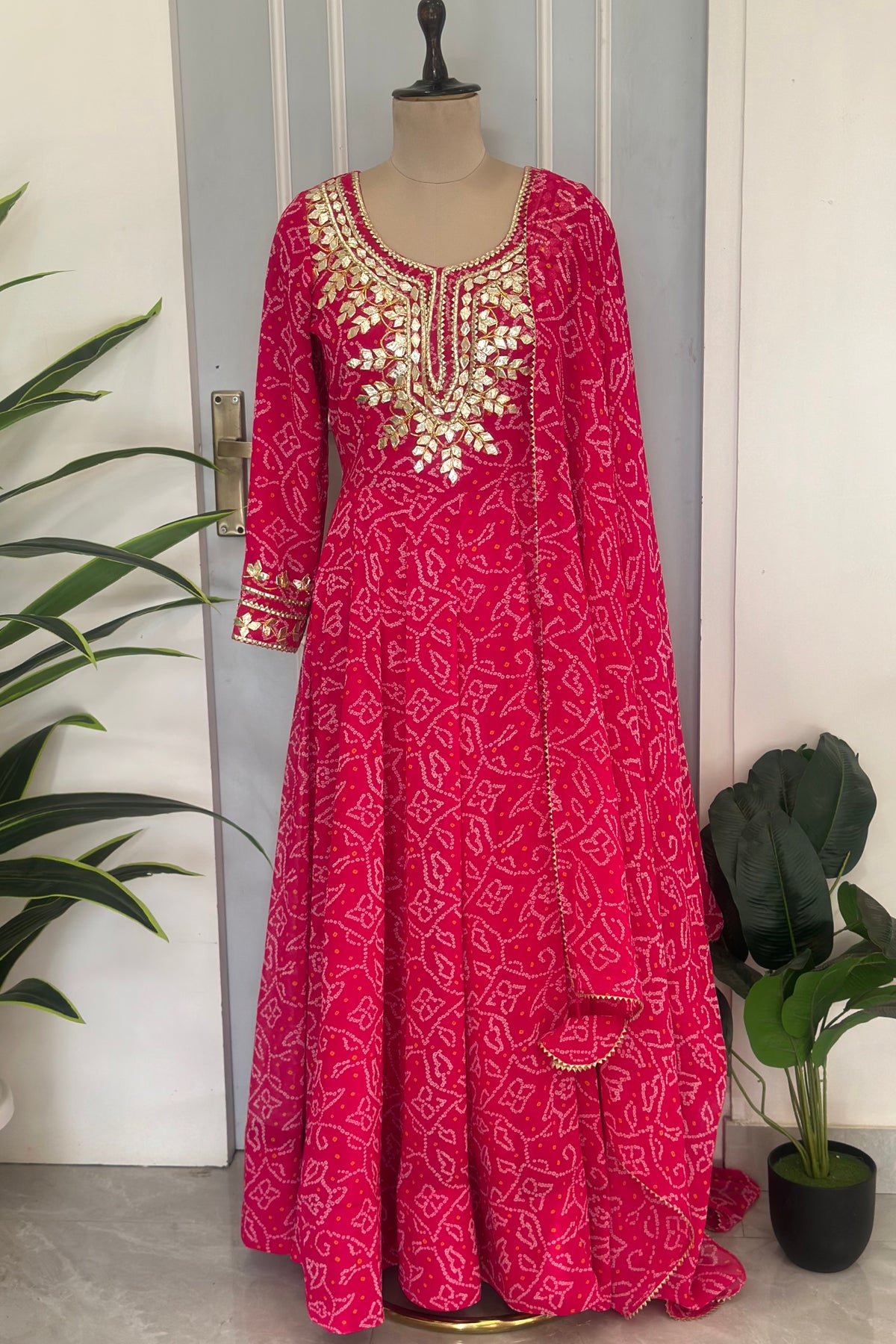 ✨Royal Flare Bandhani Anarkali Set ✨