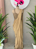 Premium Drape Saree With Beautiful Backless Blouse
