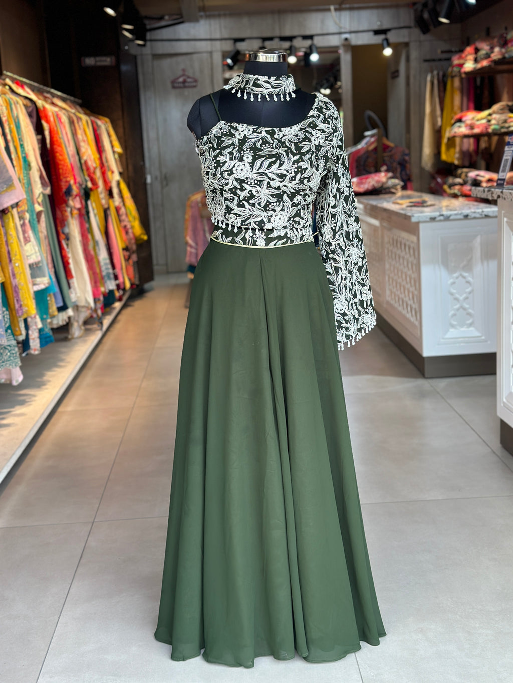INDO-FUSION ONE SHOULDER SET
