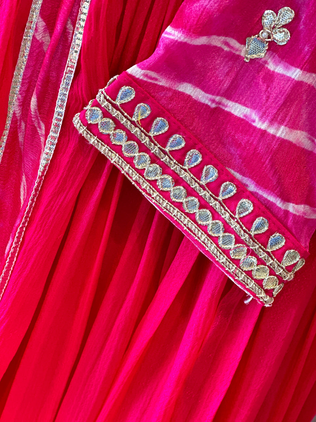 BRIDE SPECIAL LAHARIYA HANDWORK SUIT