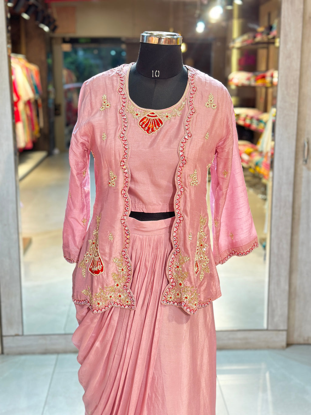 INDO-WESTERN JACKET SET