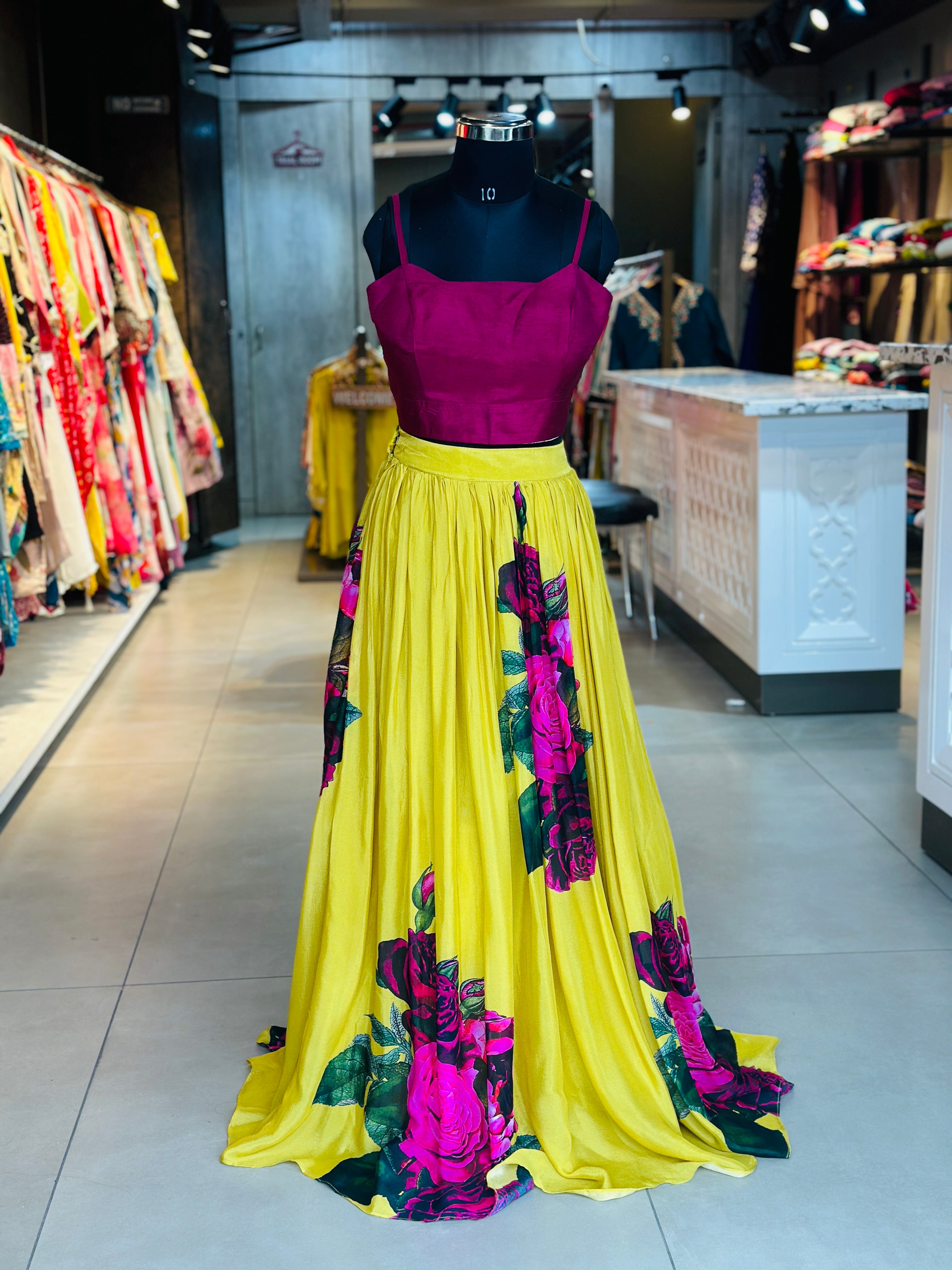 BEAUTIFUL JACKET SET IN HANDWORK