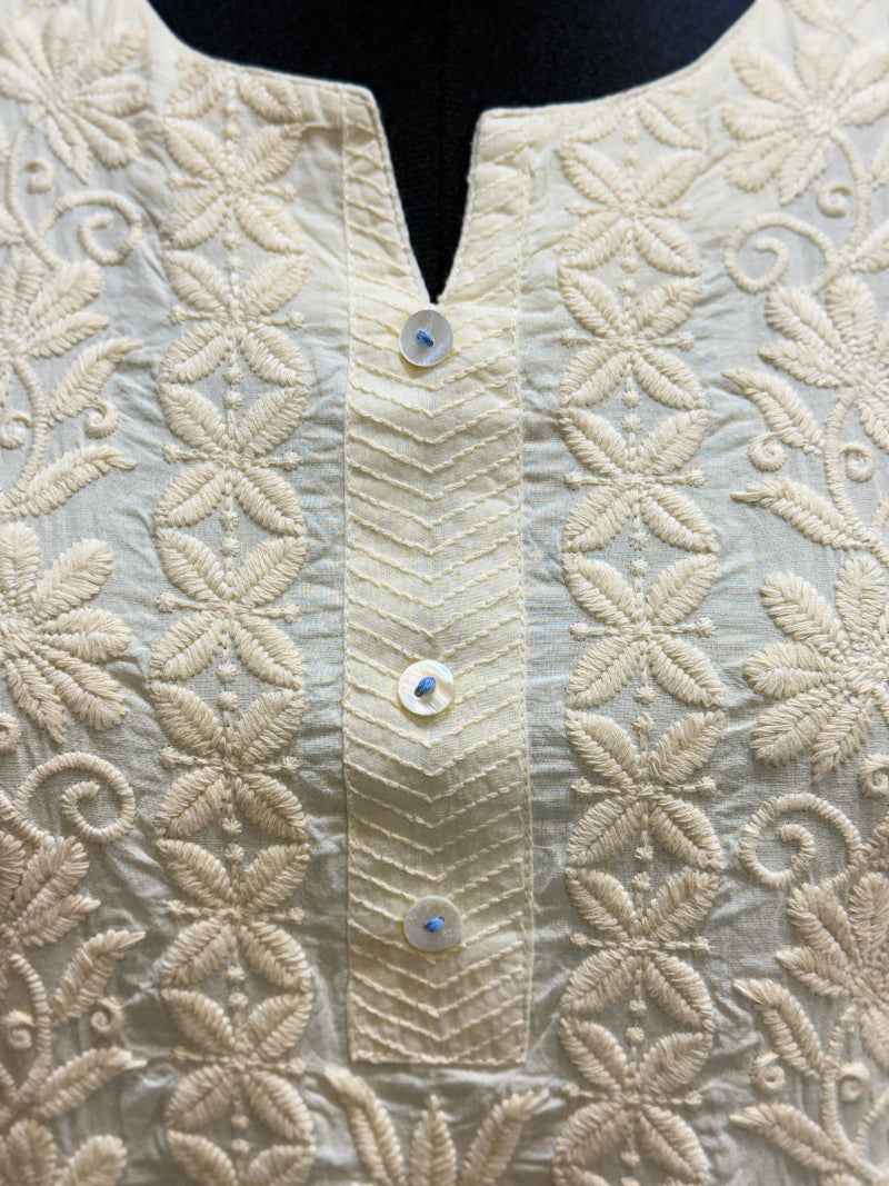 Trendy Short Kurtis With Embroidery