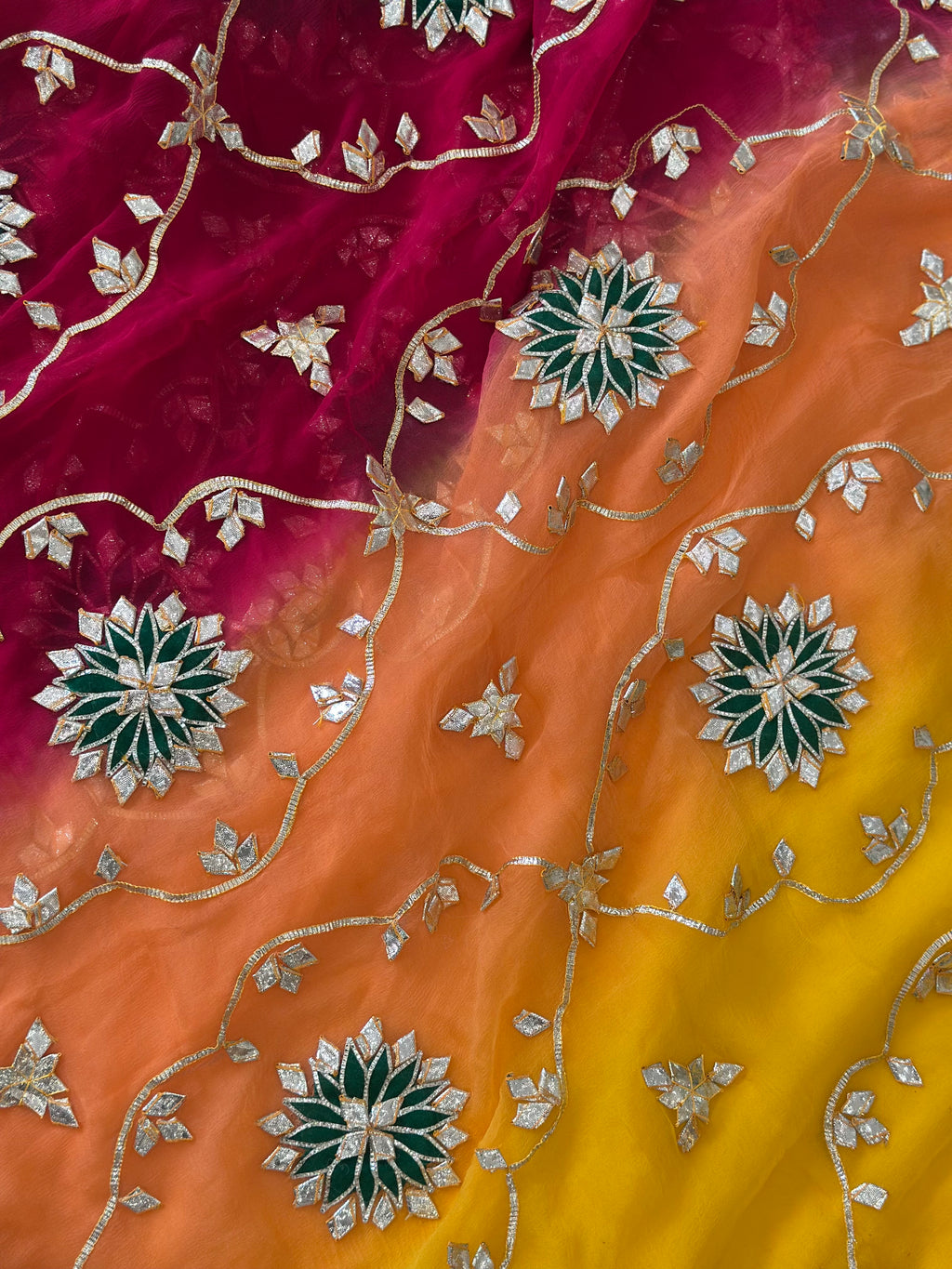 ✨Traditional  Handwork Gota Patti Saree✨