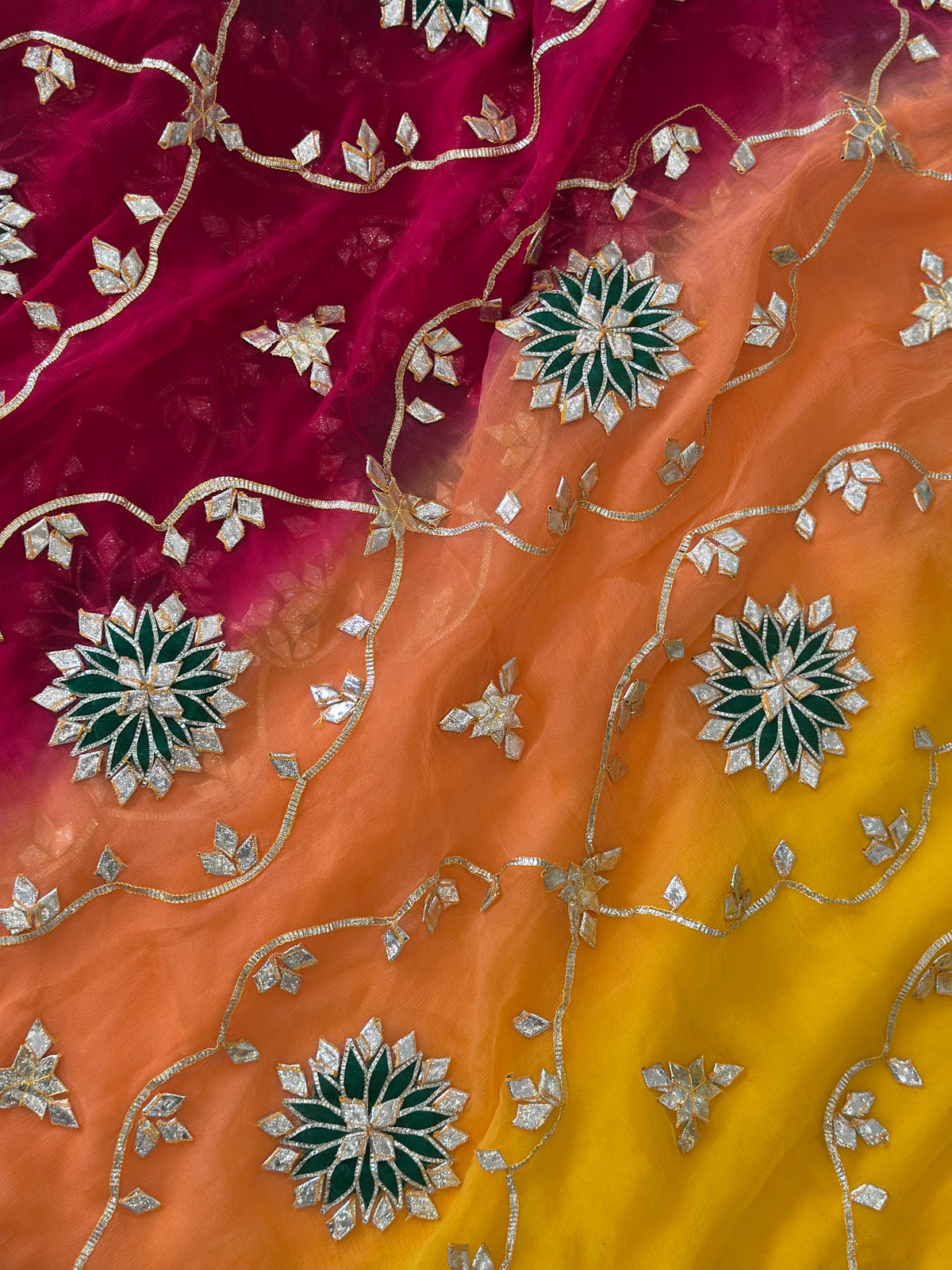 ✨Traditional  Handwork Gota Patti Saree✨