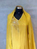 PURE CHINON HANDWORK SUIT SET