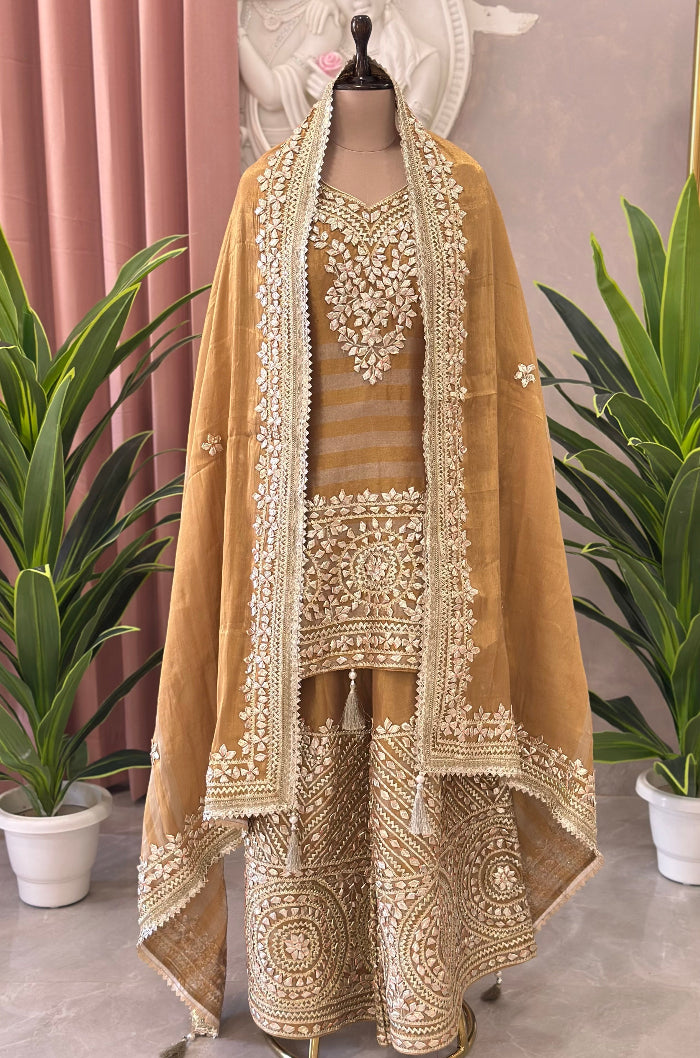 Gota Patti Handwork Sharara Set