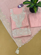 Royal Aari Elegance Unstitched Set