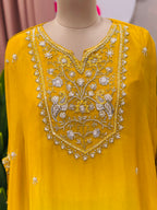 Ombre Handwork Kaftan Set