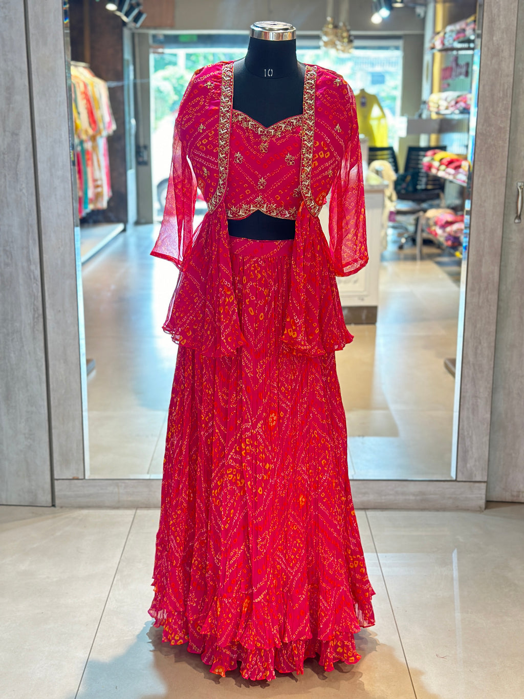 BHANDEJ LEHNGA WITH SHURG SET