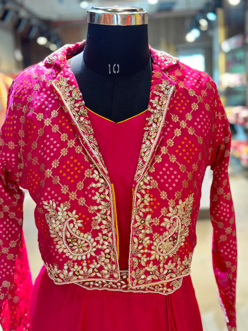 BHANDEJ INDO FUSION GOWN SET