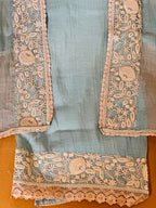 Premium Handwork Embroidered Unstitched Suit Set