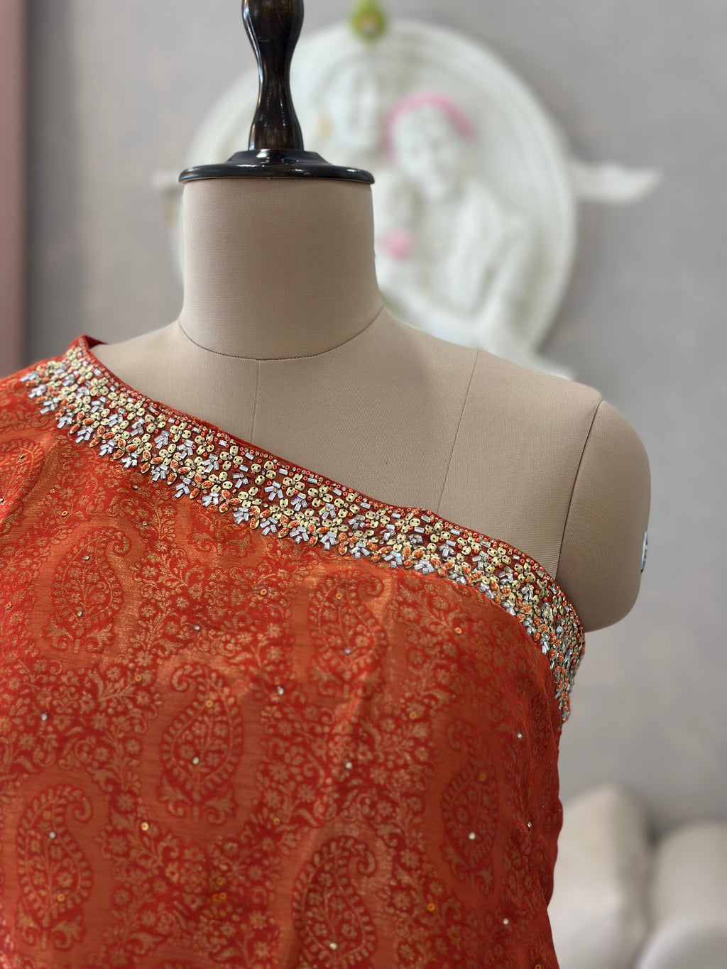 Festive Cape Style Palazzo Outfit