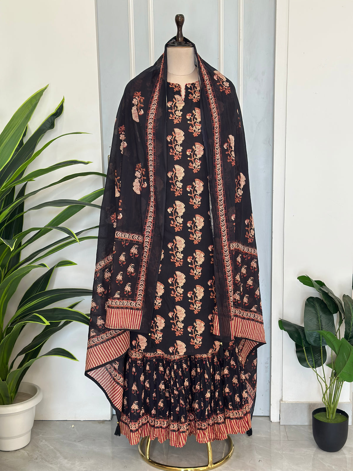 🍁Traditional Print Skirt Set🍁