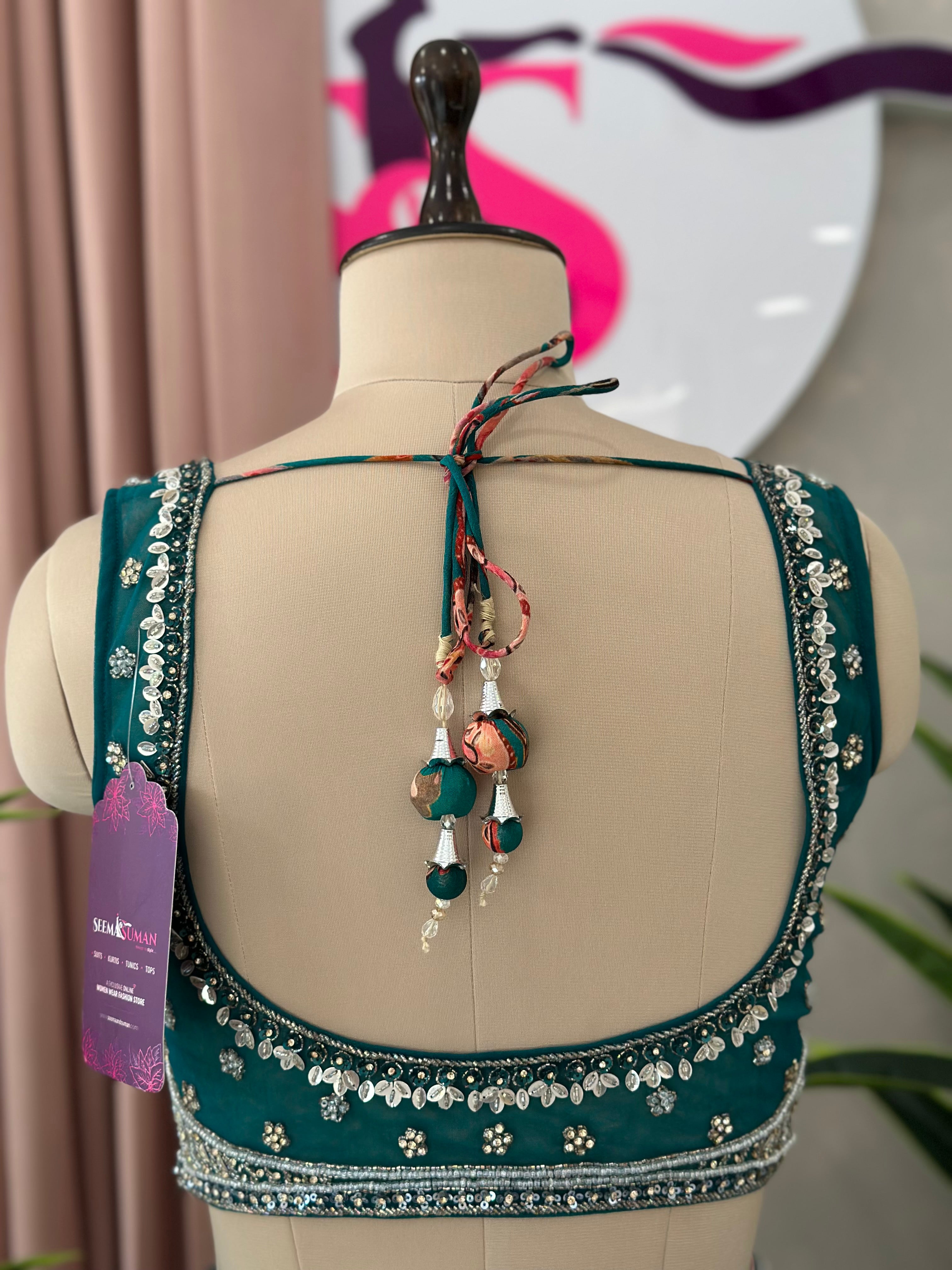 Royal Elegance Lehenga Set with Handwork Corset Blouse