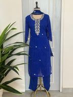 Elegant Gota Work Leheriya Suit Set