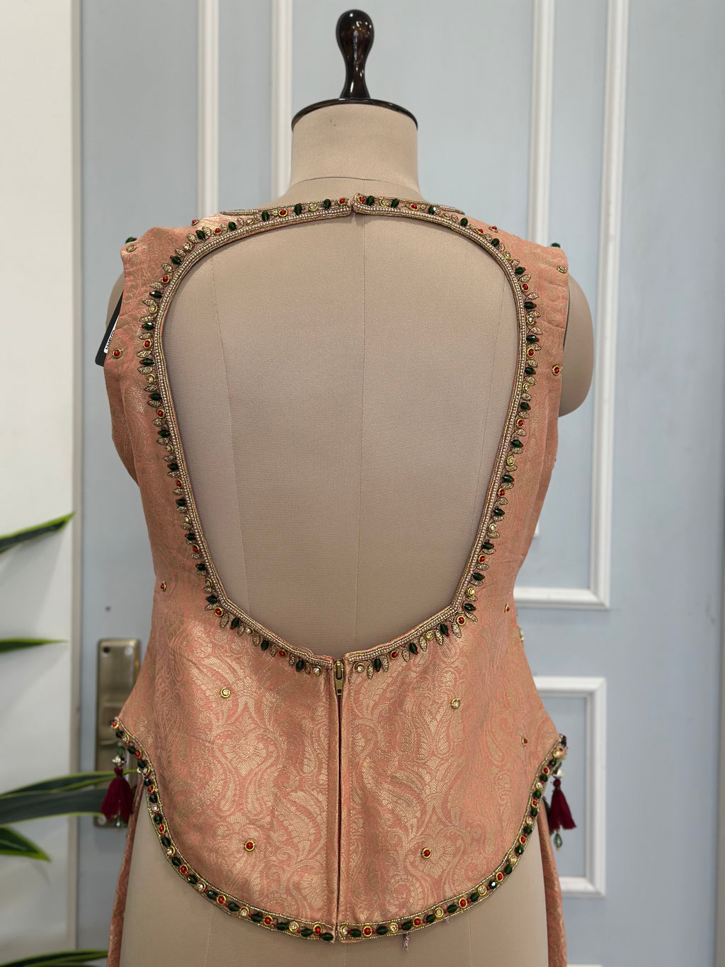 Royal Tassel Detail Indo-Western Set