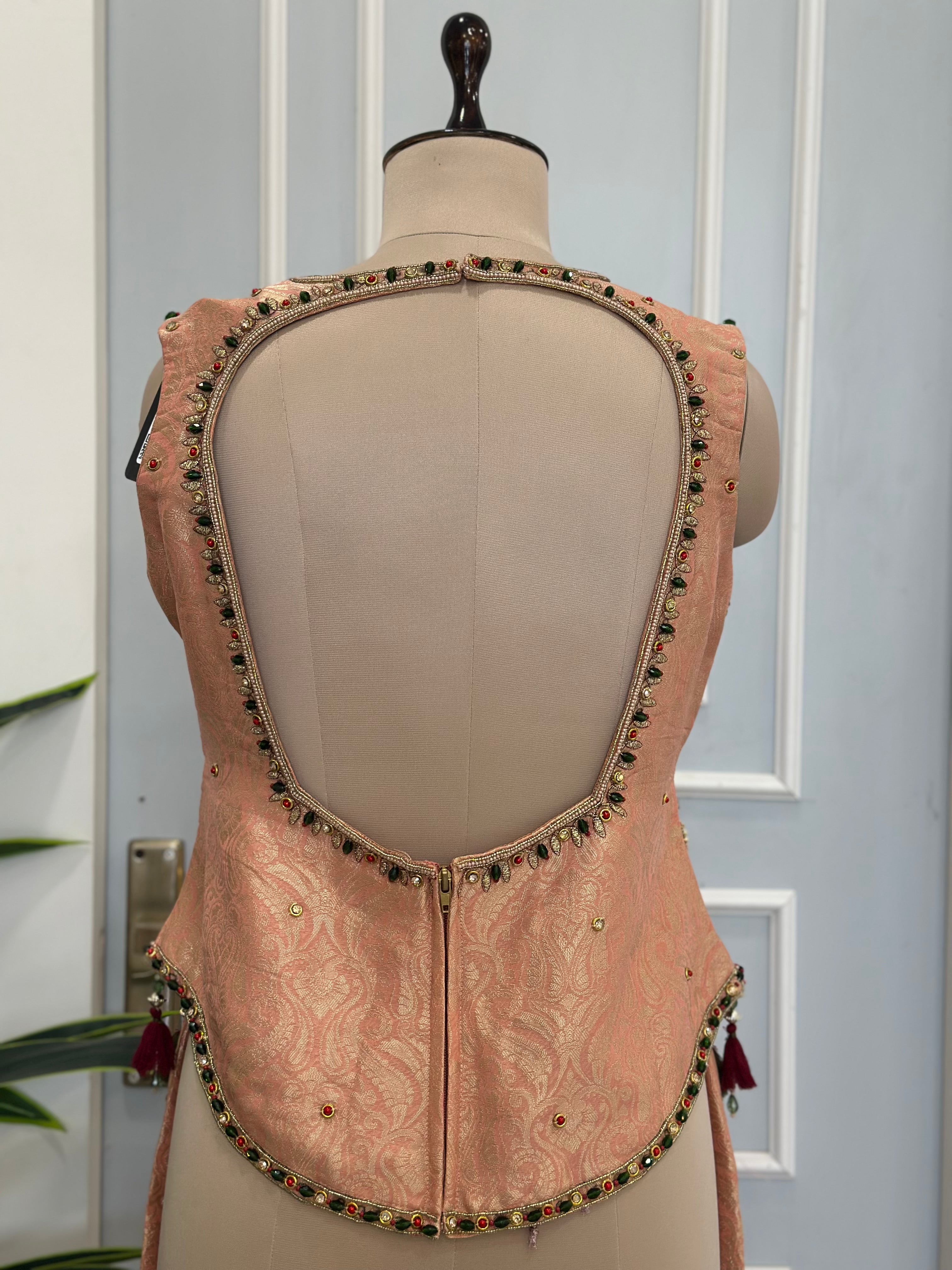 Royal Tassel Detail Indo-Western Set