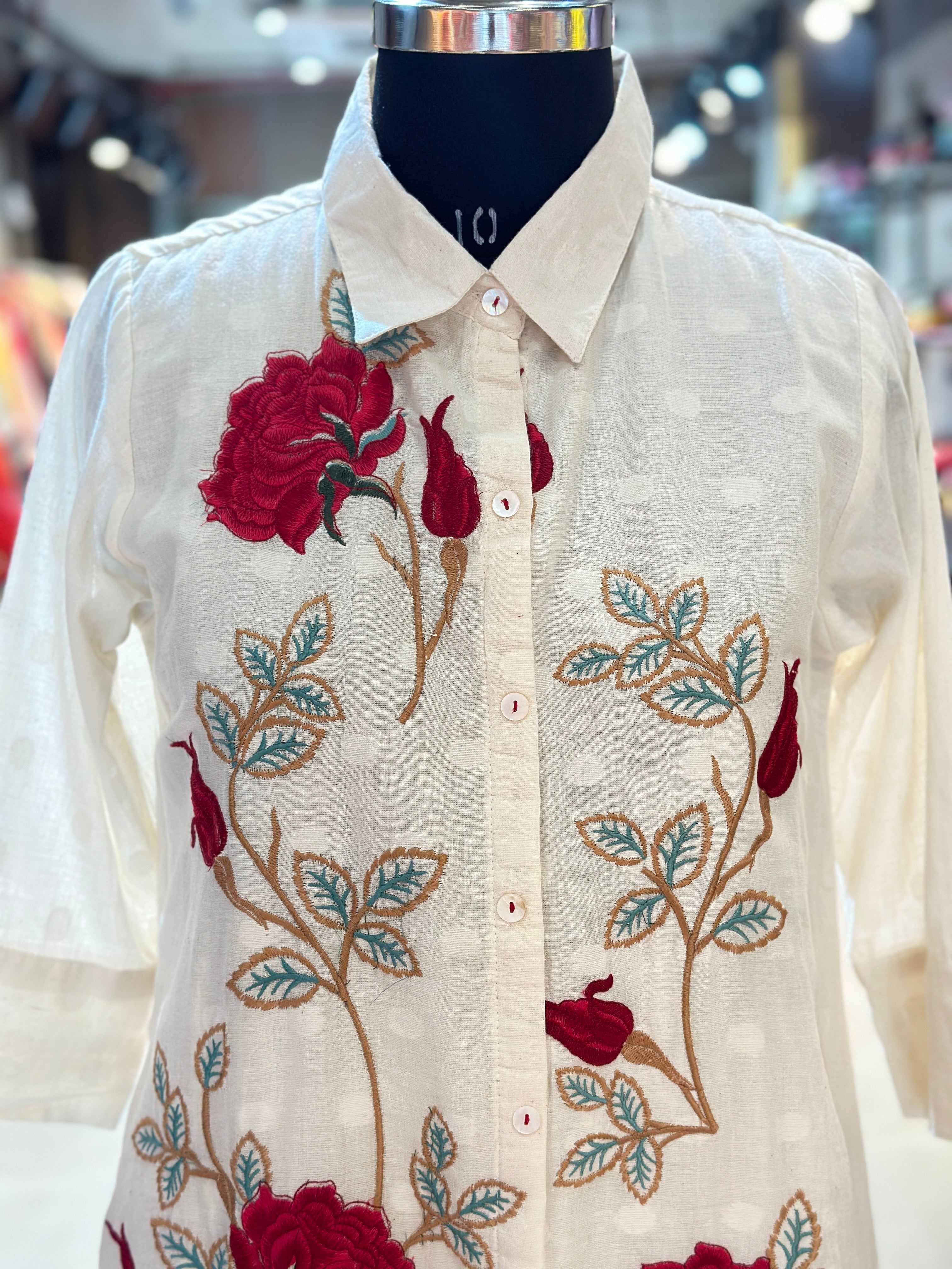 EMBROIDERED CO-ORD SET