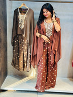 PURE CHINON HANDWORK KAFTAN SET