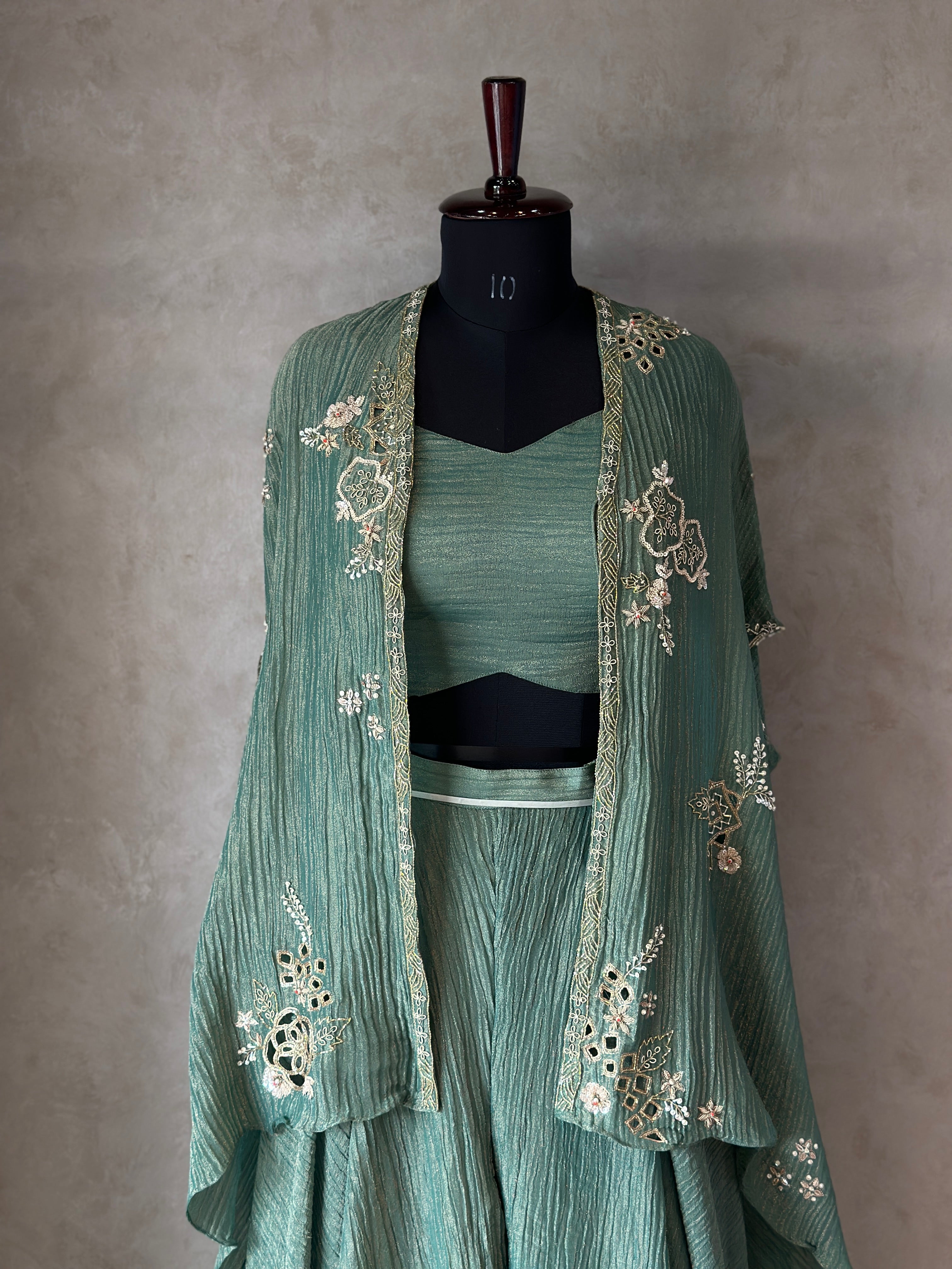 DESIGNER PLAZO SET