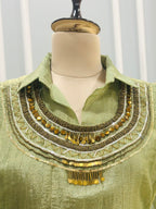 Handcrafted Neck Detail Co-Ord Set