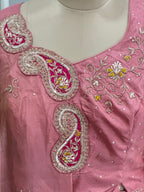 Pearl & Zardozi work Skirt Set with Dupatta