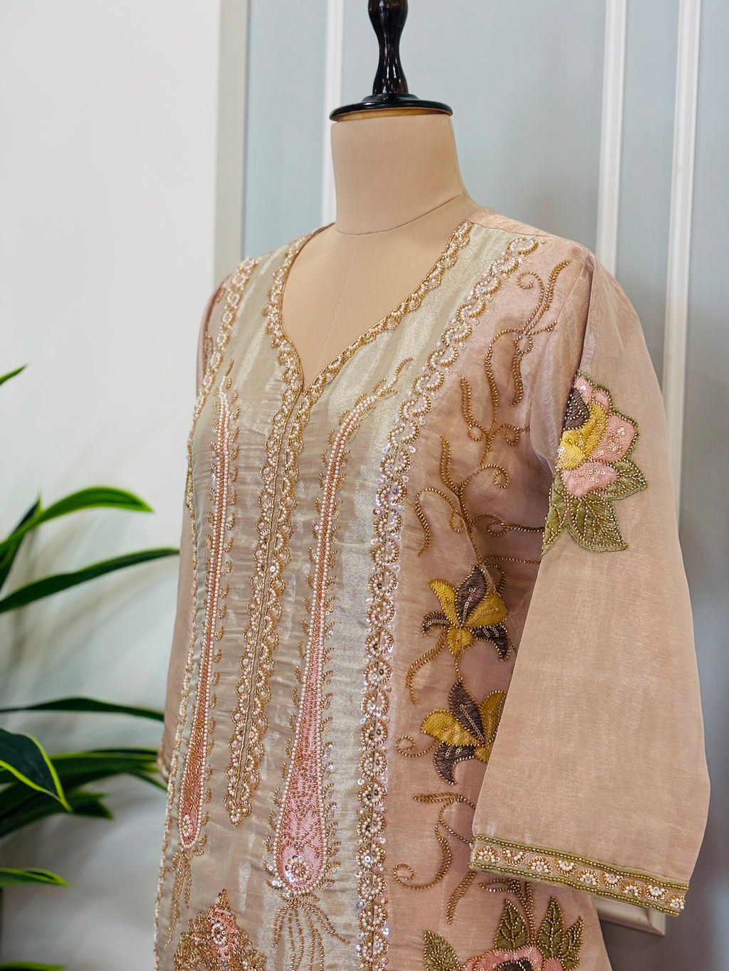 Premium Handwork Kurta Palazzo with Dupatta