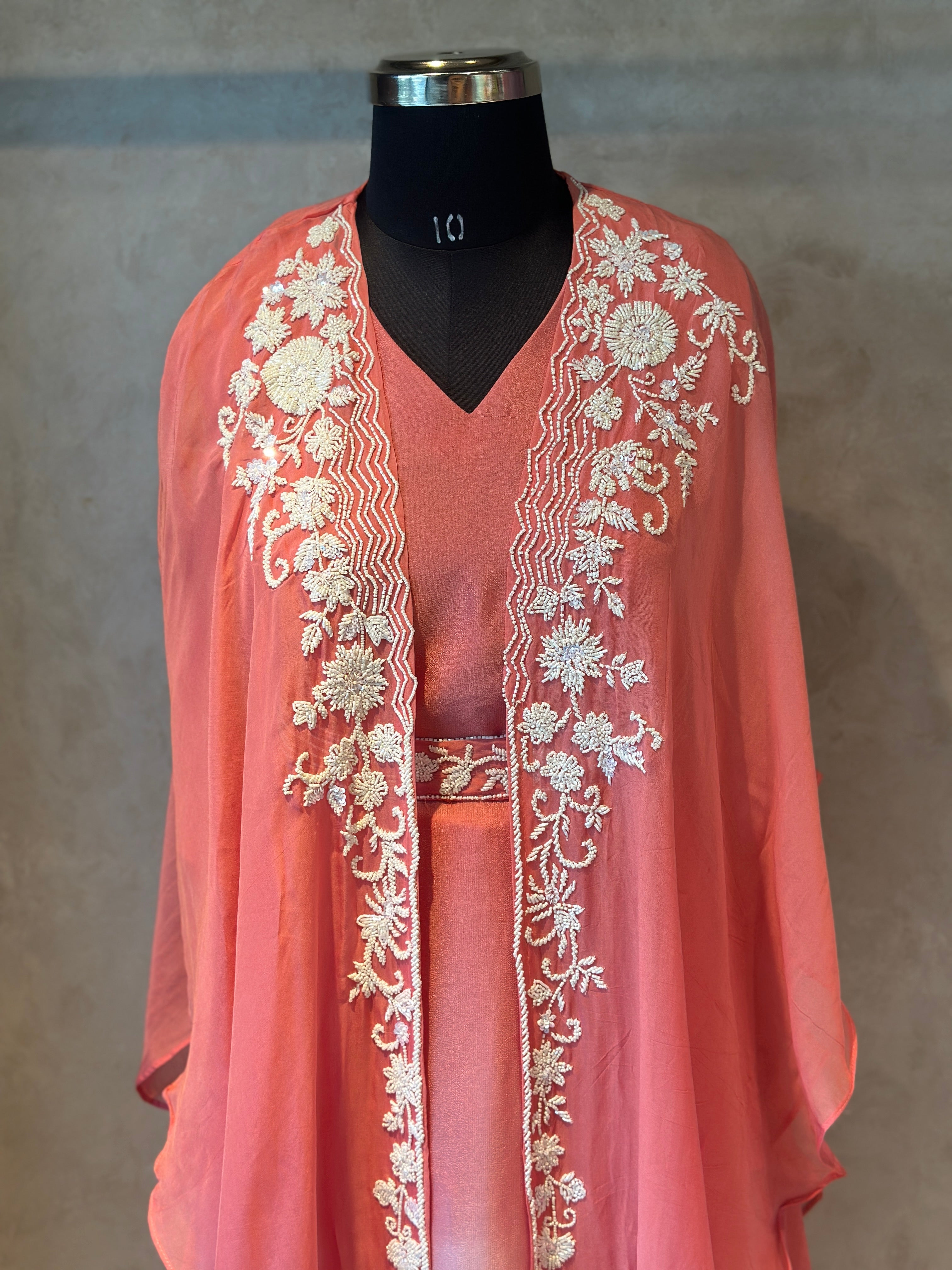 DESIGNER KAFTAN SET IN HANDWORK
