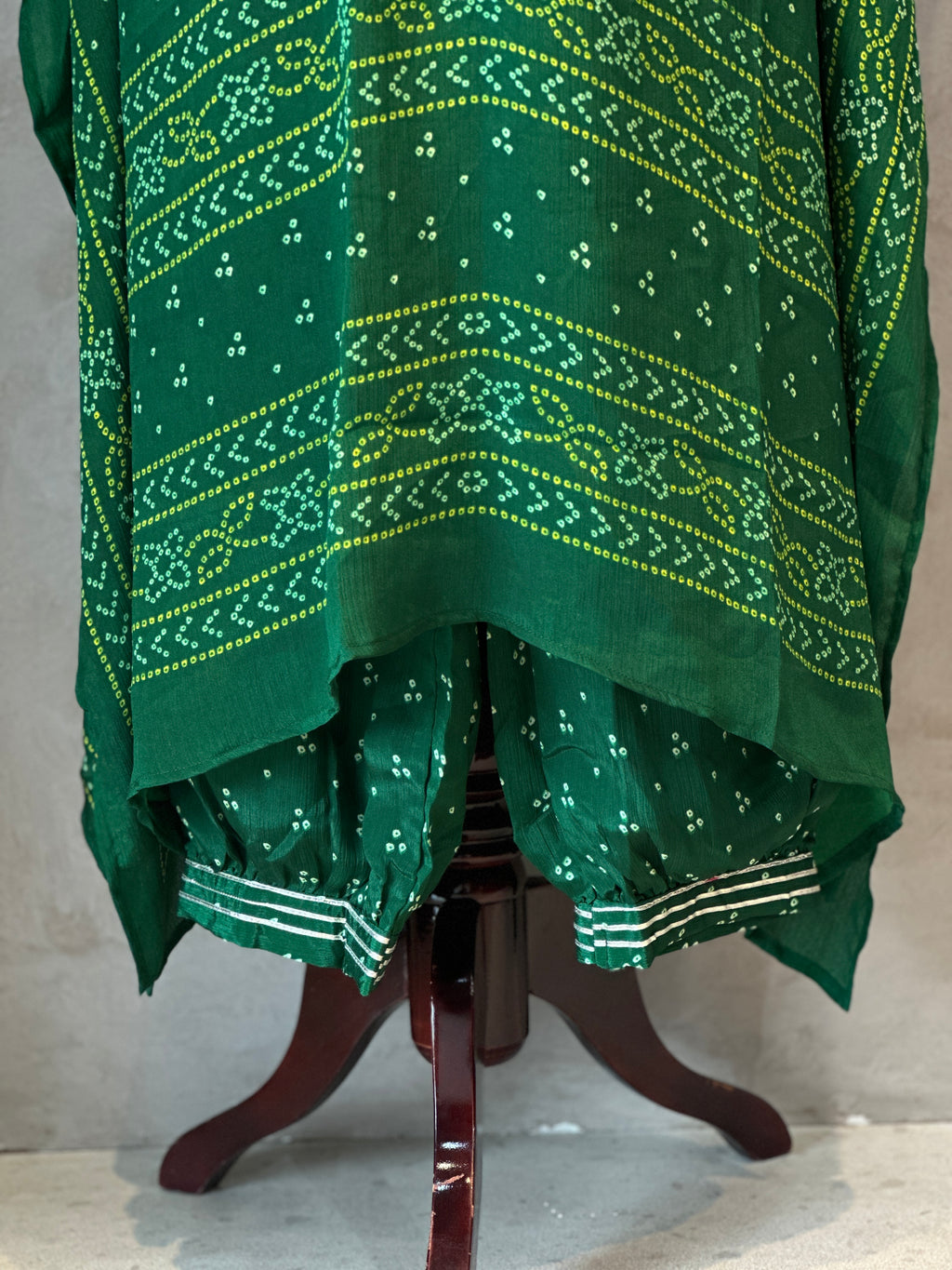 PURE CHINON KAFTAN WITH AFGANI PANT