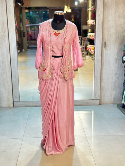 INDO-WESTERN JACKET SET