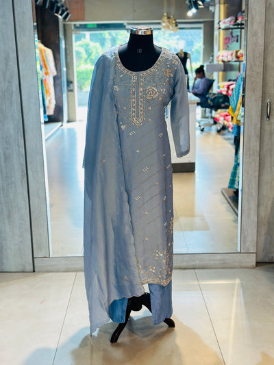 PURE ZARI TISSUE SUIT SET