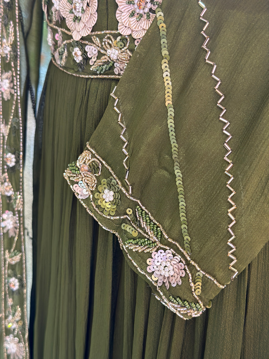 PURE CHINON INDO-FUSION GOWN