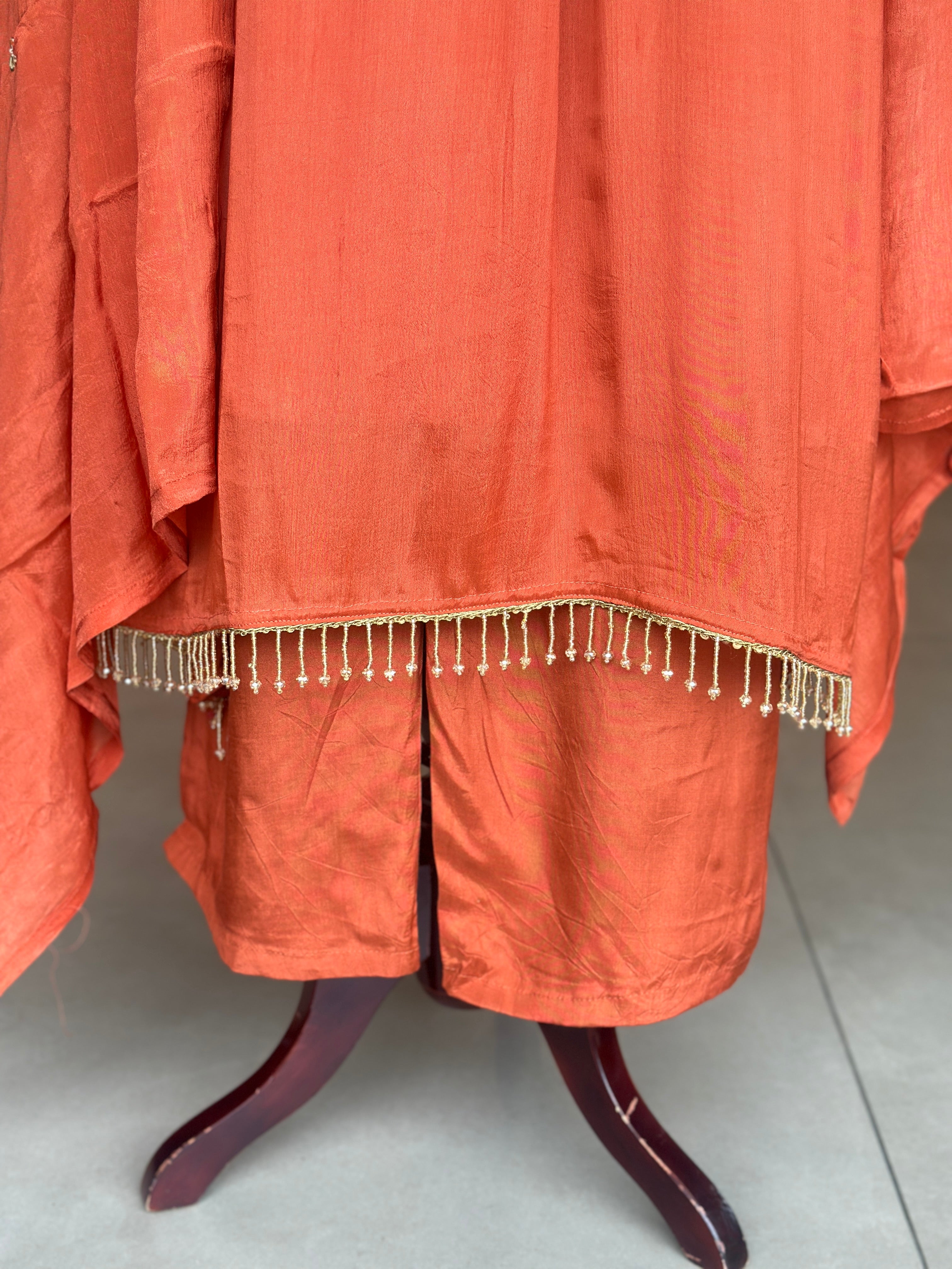 PURE CHINON HANDWORK SUIT